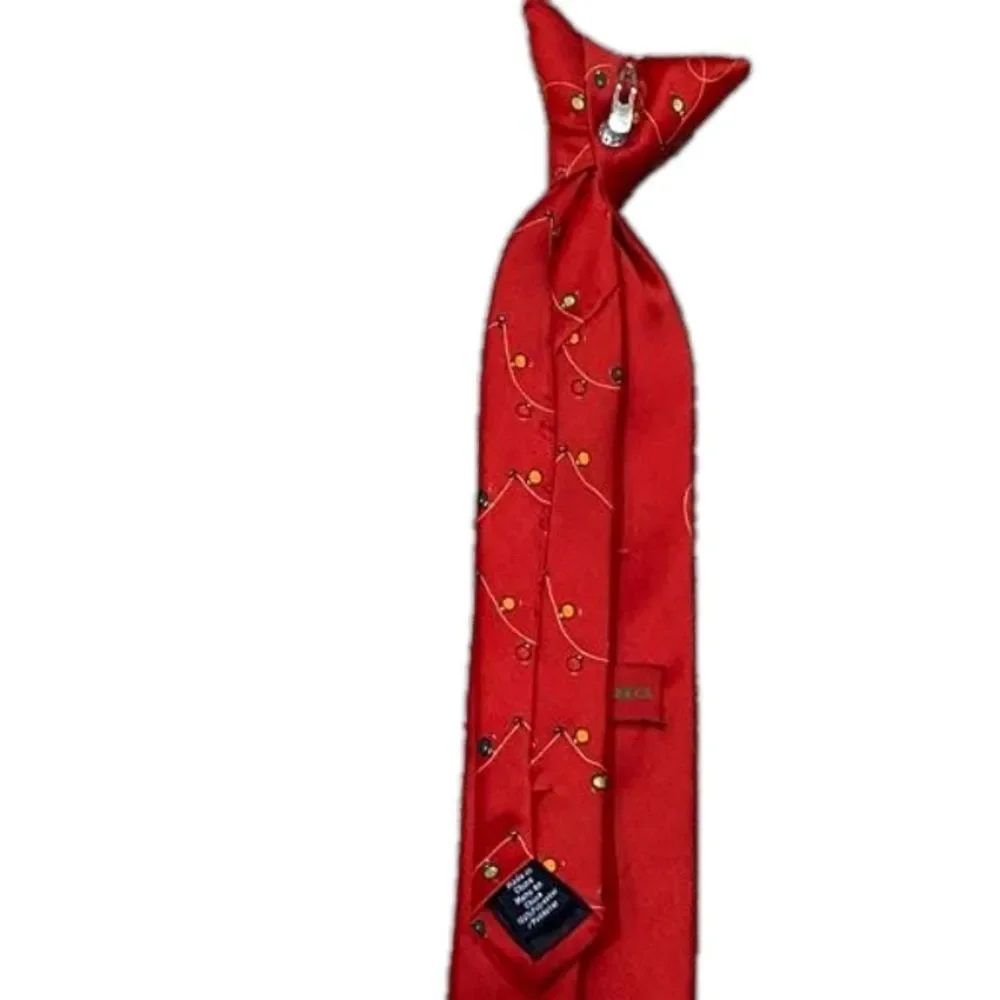Youth clip-on Christmas Reindeer Tie